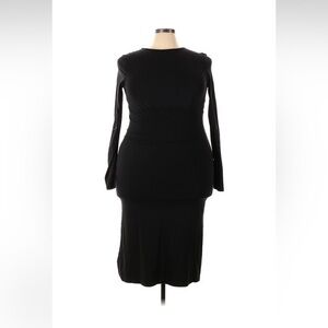 Mary crafts size 22 long sleeve black dress